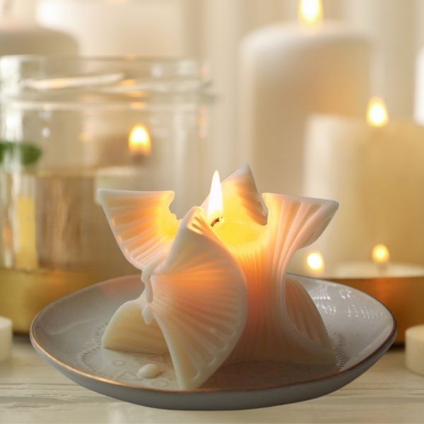 Artisanal Scented Cub Spiral Candle