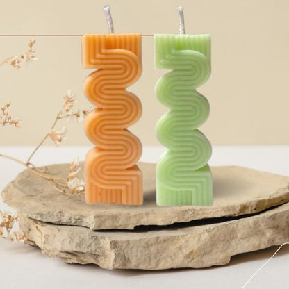 Handcrafted Aromatic Wave Candle