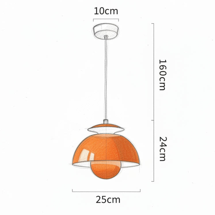 Flower Plus Pendente Colorido Flor Design