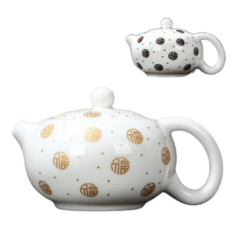 Bule Mágico Cerâmica Branca Bule Muda De Cor