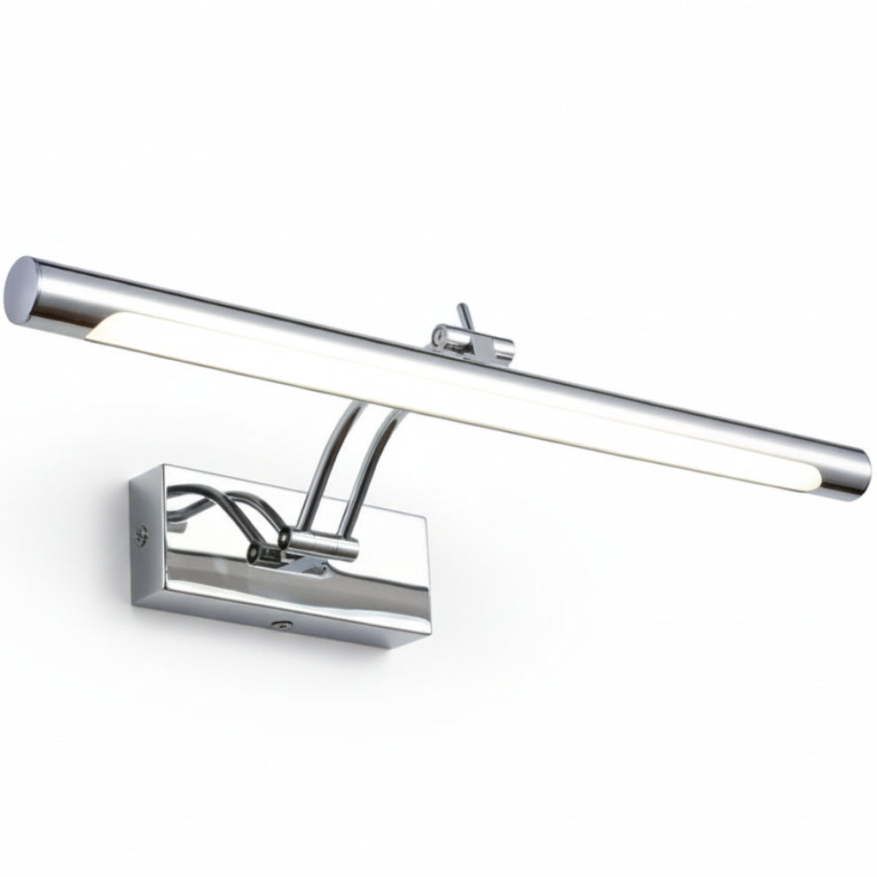 Arandela LED Linear Rotativa 40–55cm 3000K - 5000k | Luminária de Parede Minimalista para Espelhos, Quadros e Cabeceira