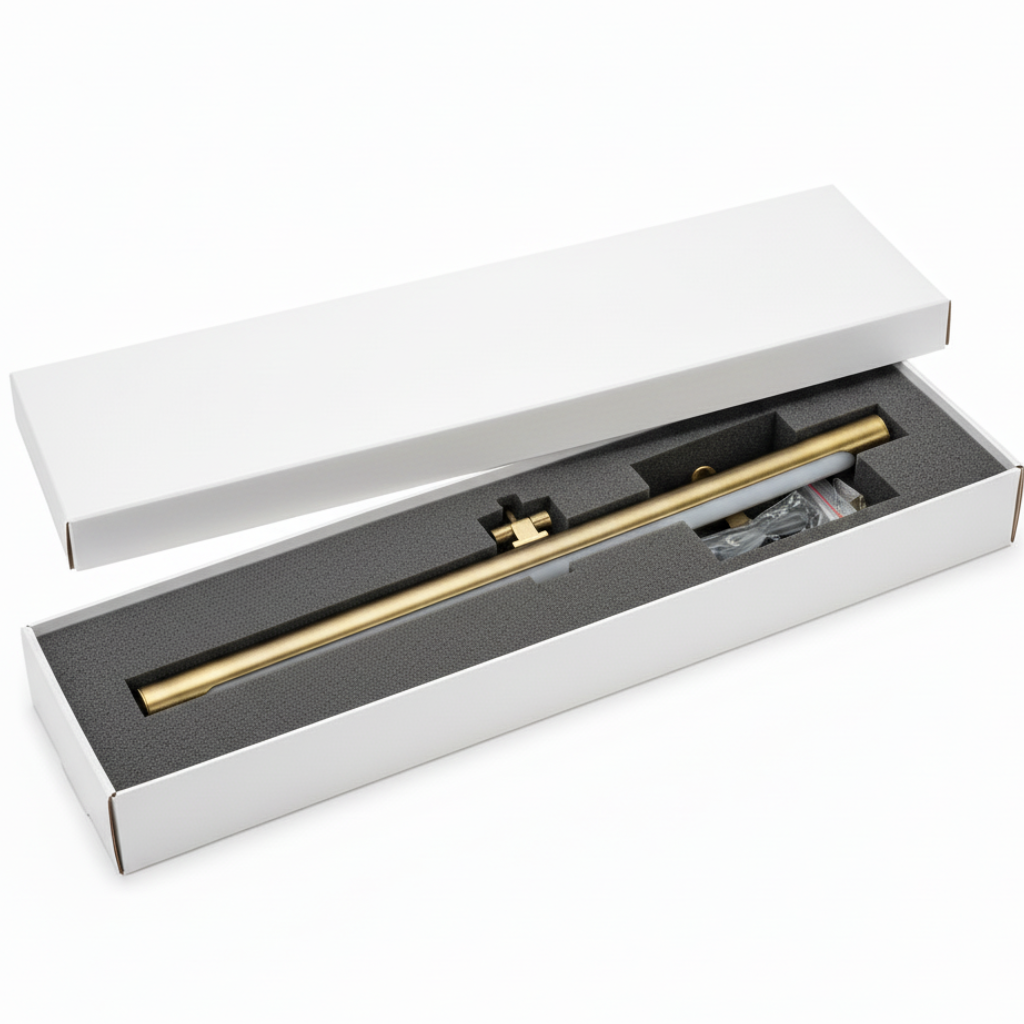 Arandela LED Linear Rotativa 40–55cm 3000K - 5000k | Luminária de Parede Minimalista para Espelhos, Quadros e Cabeceira
