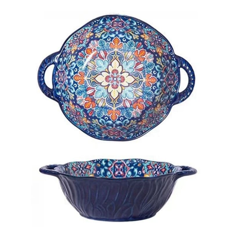 Tijela de Cerâmica 1L  Pintada à Mão: Elegância e Qualidade Artesanal