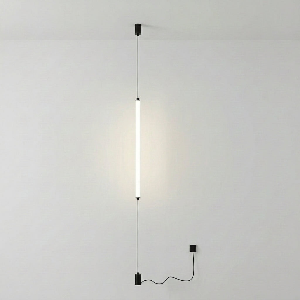 Luminária Vertical LED Piso ao Teto Italiana Minimalista Moderna