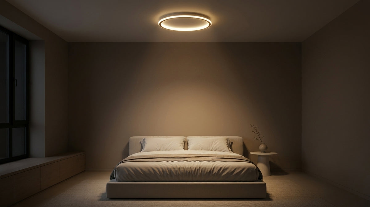 Lustre de Teto Circle Plafon Luminária de Teto Circular LED Nordic Minimalista com Controle Remoto 20cm 30cm 40cm 50cm 60cm 80cm