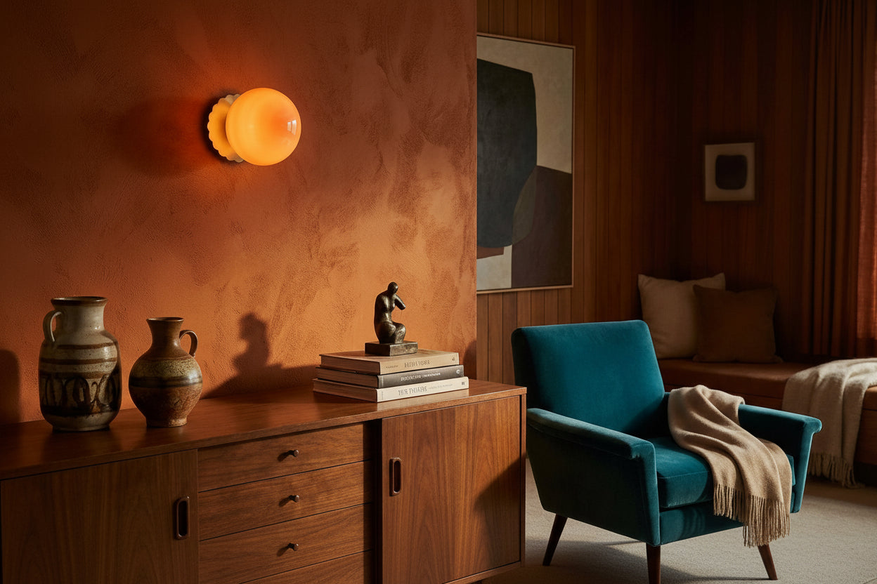 Lustre Pendente, Arandela e Abajur Moderno Bauhaus Glass – Coleção Completa (3 e 5 Globos)