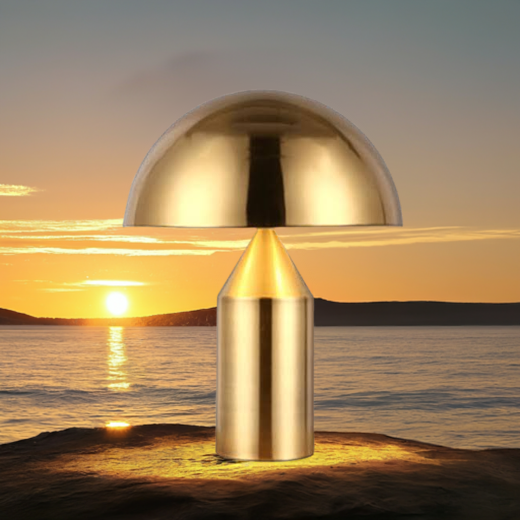 Atollo Luminária De Mesa Led Com Fio | LED Cogumelo Mushroom