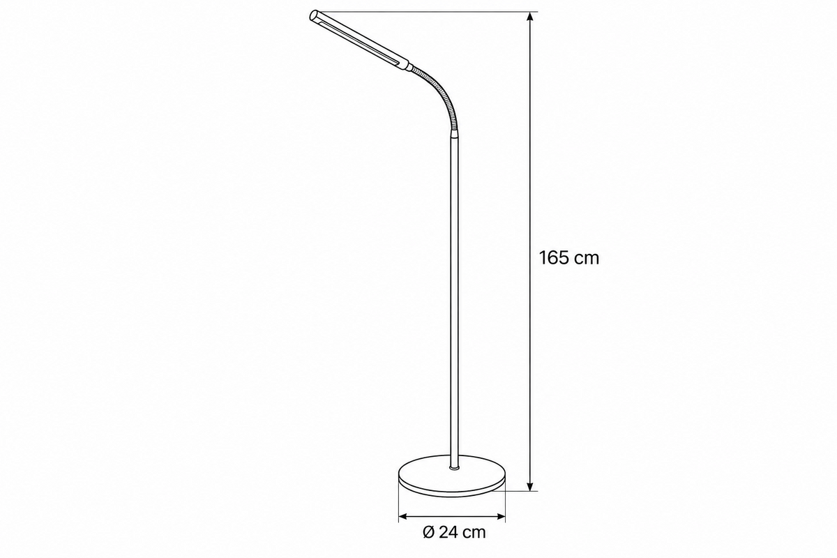 Luminaria de Piso Slim Com Controle Remoto