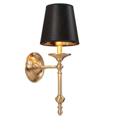 Arandela de Parede Tocheiro Dourada Classic Luminária Black