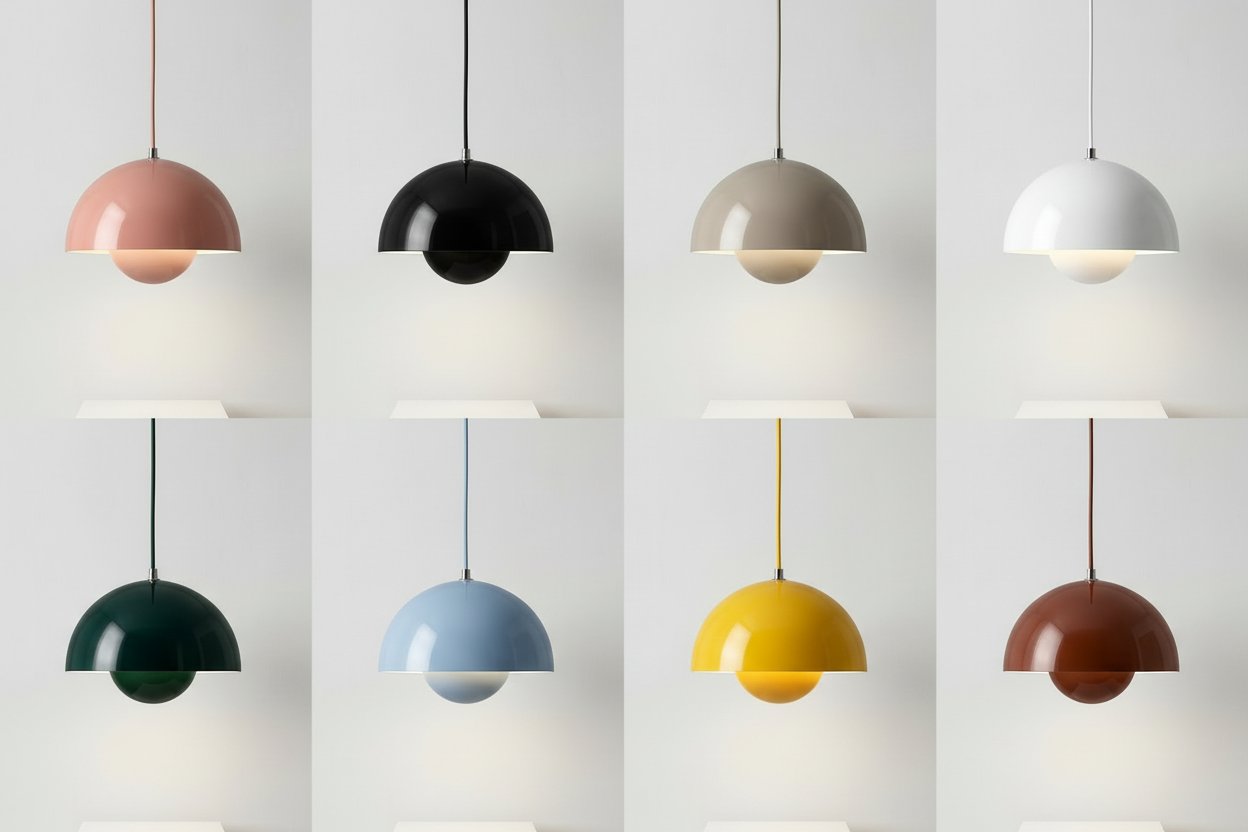 Luminárias Pendente Flower 25cm Colorido Para Balcão De Residencia | Hoteis | Restaurantes