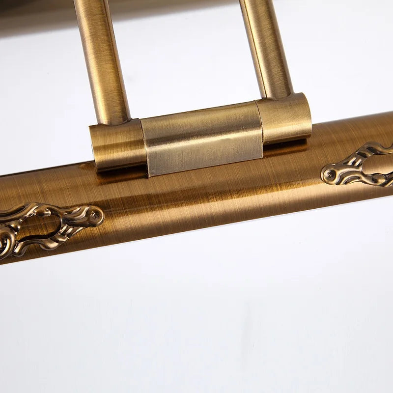 Arandela Linear Vintage Led 8W 50CM Luminária de Parede Bronze Art Decor