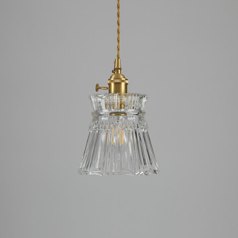 Pendentes Glass Luminária de Vidro Moderno Estilo Flor – Iluminação Nórdica Elegante