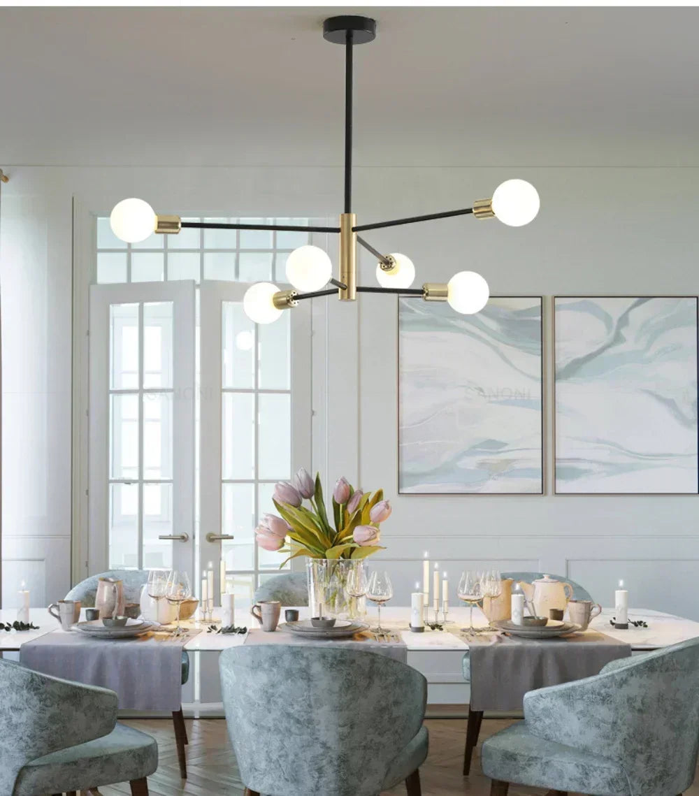 Pendente Jabuticaba Luminária de Teto 4 a 10 Globos