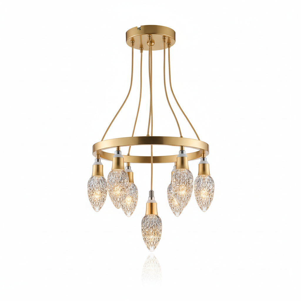 D4 Lâmpada LED de Cristal Acrílico Para Lustres Pendentes e Decoração