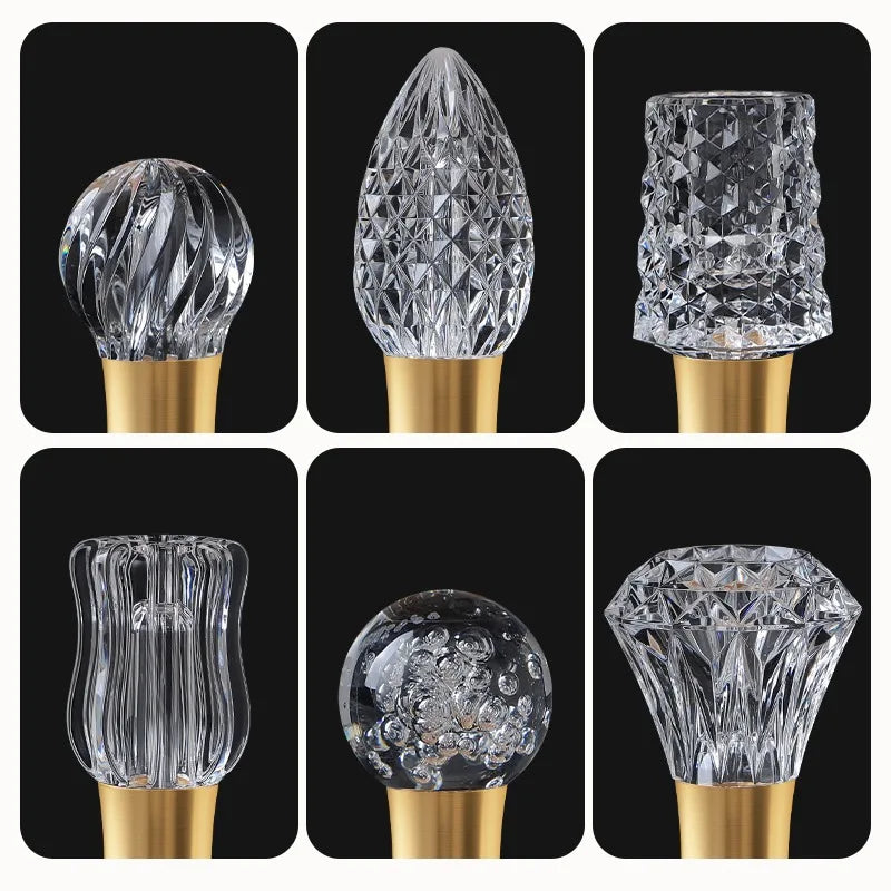 C3 Lâmpada LED De Cristal Acrílico Para Lustre, Pendente E Decoração