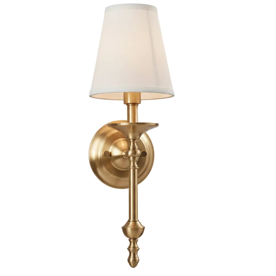 Arandela de Parede Tocheiro Dourada Classic Luminária Black