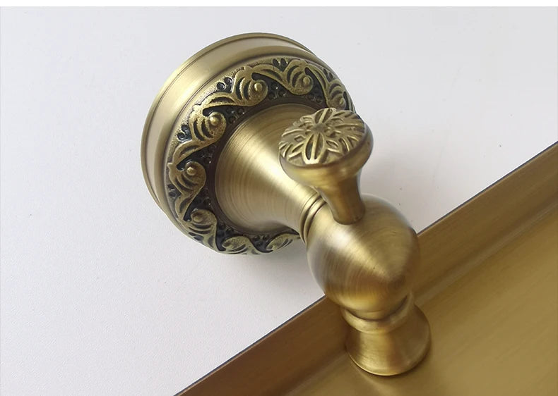 Porta Papel higiênico de Parede Vintage Bronze Retrô