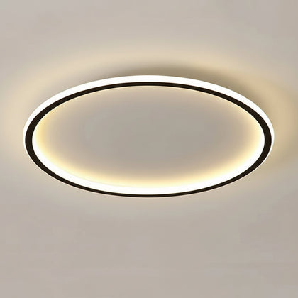 Lustre de Teto Circle Plafon Luminária de Teto Circular LED Nordic Minimalista com Controle Remoto 20cm 30cm 40cm 50cm 60cm 80cm