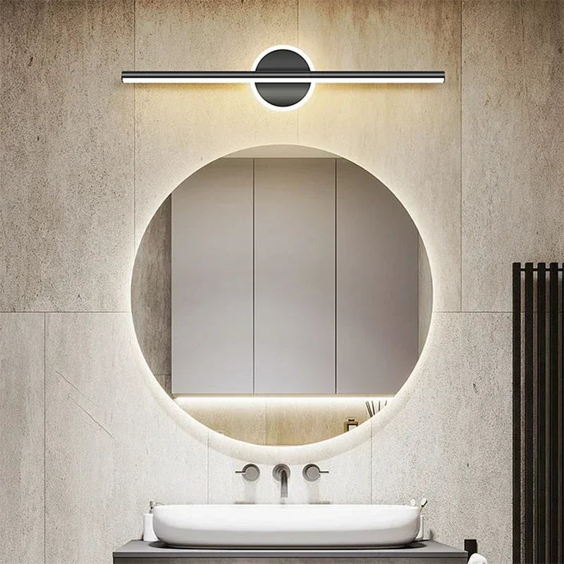 Arandela de Parede LED Linear Fixa 40 e 55cm - Iluminação Moderna para Quadros e Espelhos