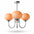 Lustre Pendente, Arandela e Abajur Moderno Bauhaus Glass – Coleção Completa (3 e 5 Globos)