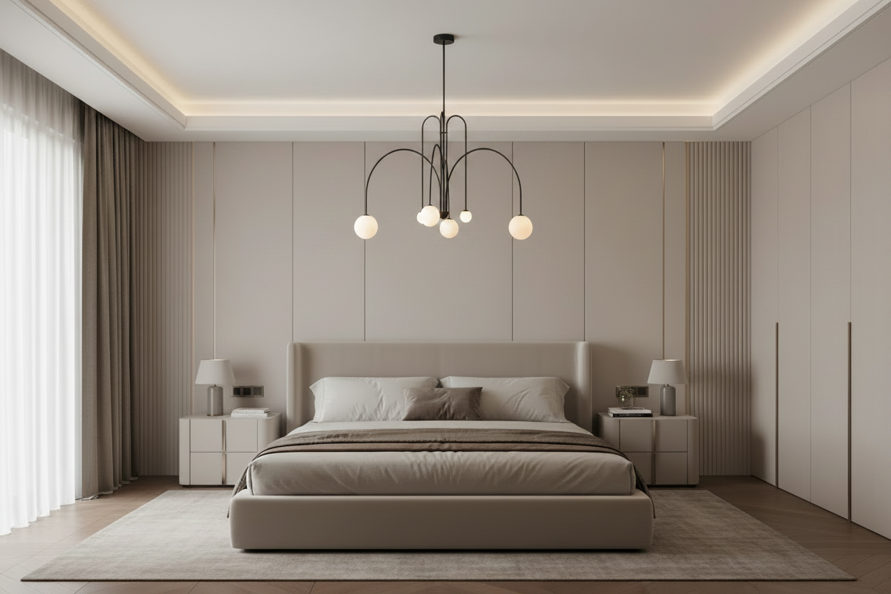 Lustre Pendente Moderno Com Globos Fash Minimalista