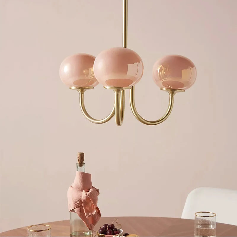 Lustre Pendente Moderno Bauhaus Glass 50cm e 68cm