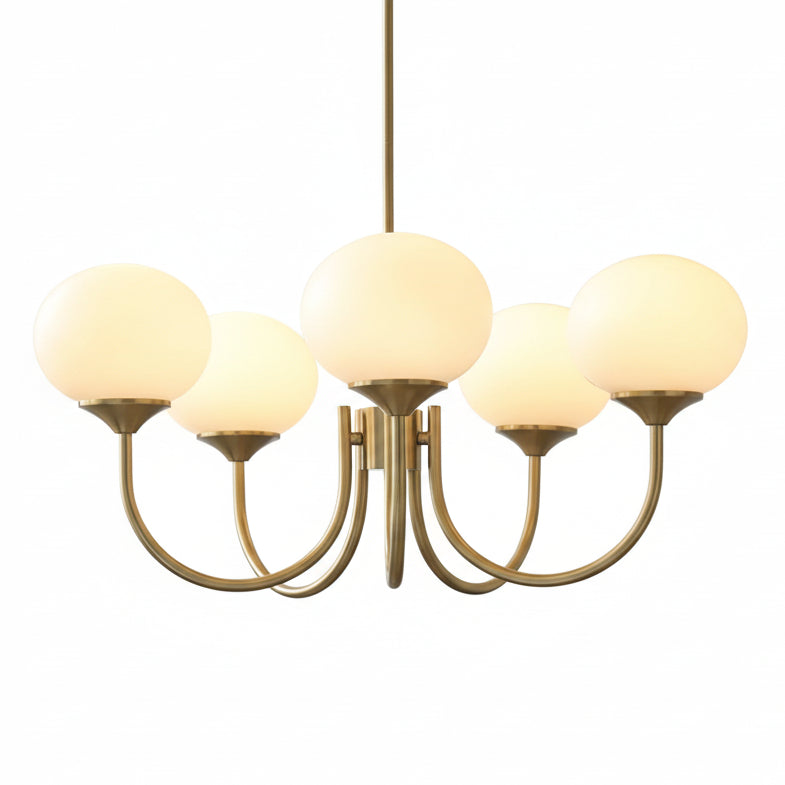 Lustre Pendente Moderno Bauhaus Glass 50cm e 68cm