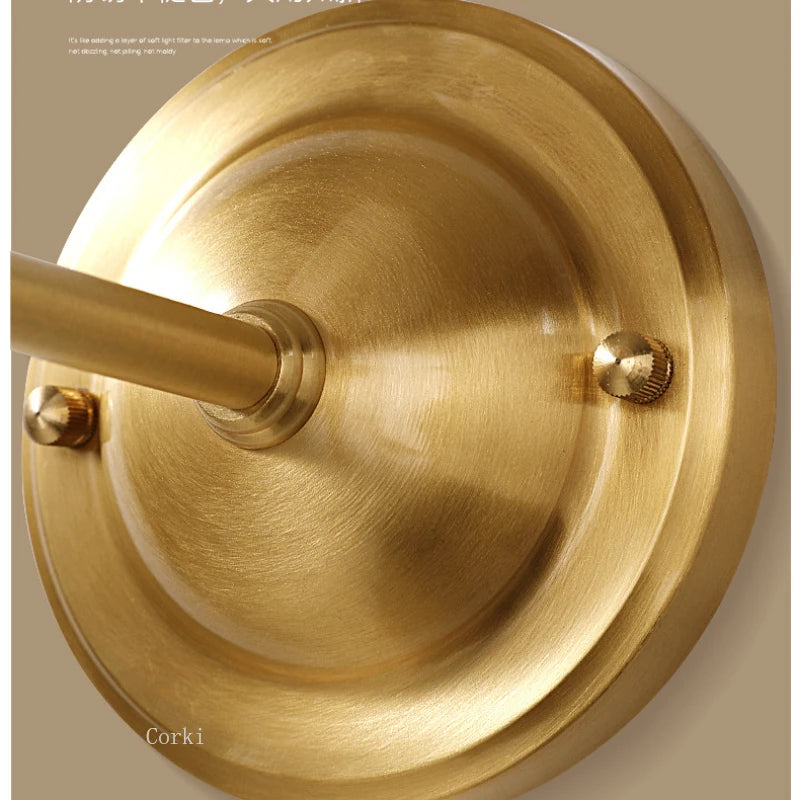 Arandela de Parede Tocheiro Mini Dourada Classic – 1 ou 2 Cúpulas