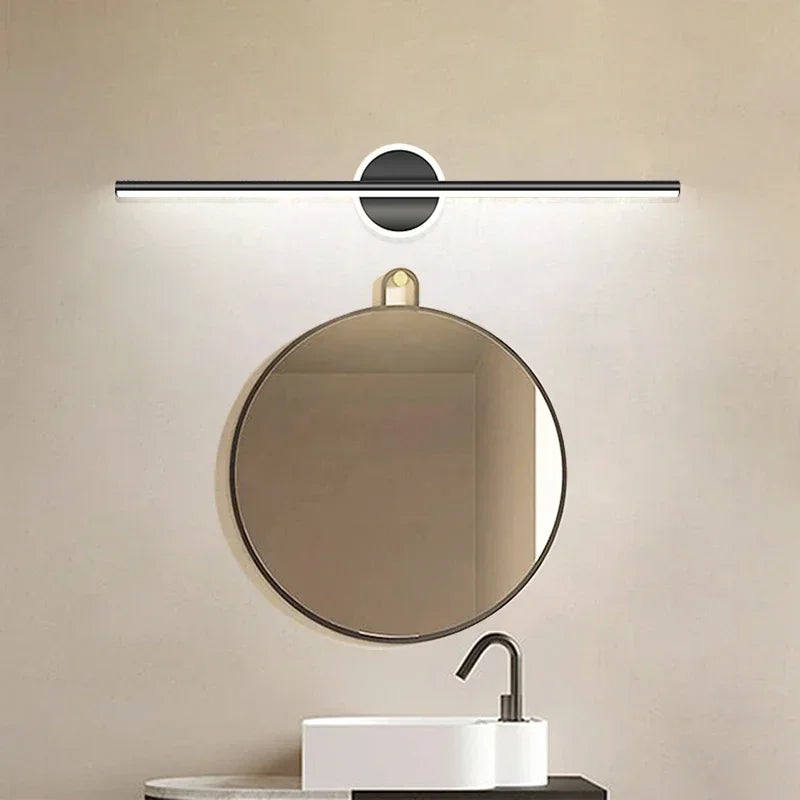 Arandela de Parede LED Linear Fixa 40 e 55cm - Iluminação Moderna para Quadros e Espelhos