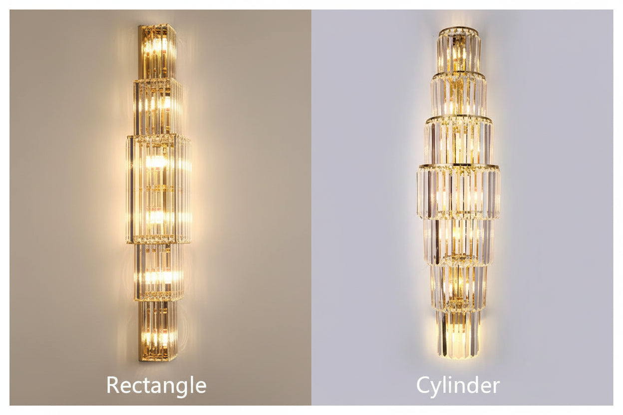 Arandela Imperial Cristal – Luxo e Impacto em Cada Detalhe
