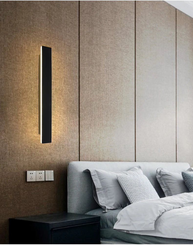 Arandela Reflexiva LED Minimalista | Bivolt | Luminária De Parede