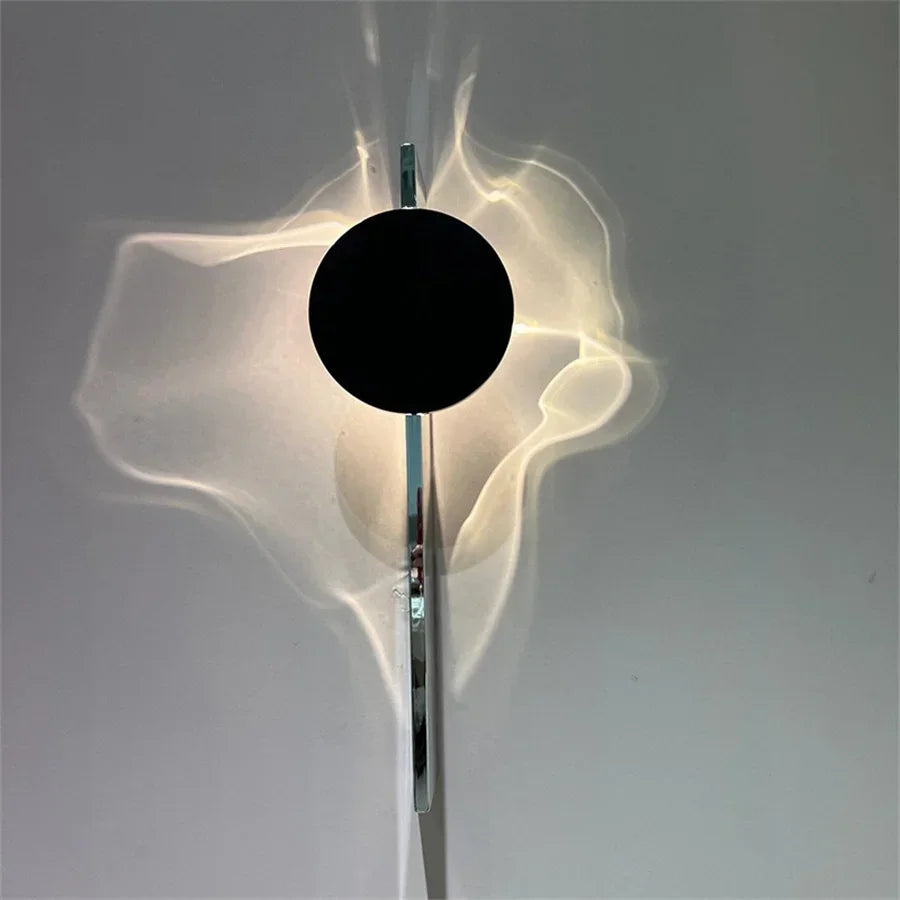 Arandela Orgânica Contemporânea – 1 ou 2 Pontos de Luz, Projeção Cênica e Iluminação por Sombras