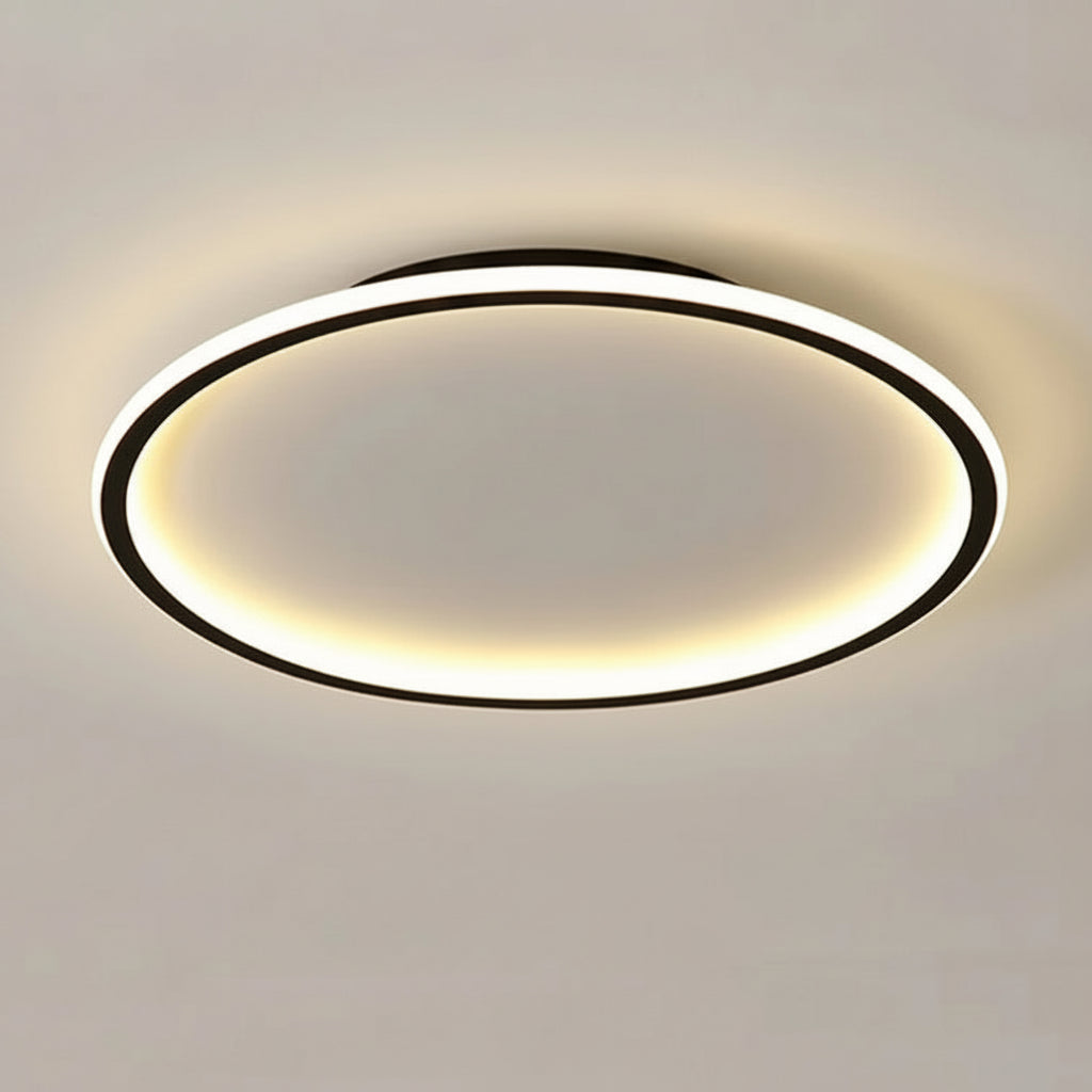 Lustre de Teto Circle Plafon Luminária de Teto Circular LED Nordic Minimalista com Controle Remoto 20cm 30cm 40cm 50cm 60cm 80cm