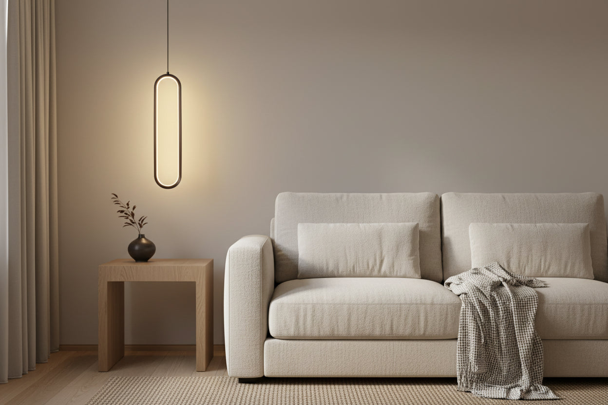 Pendente Minimalista Oval