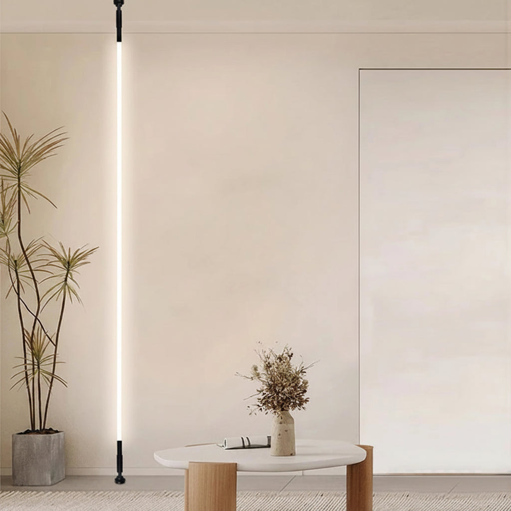 Viral 360 Piso Teto Lustre Pendente LED Vertical Moderno para Escadas e Pé-Direito Duplo 2m a 10m