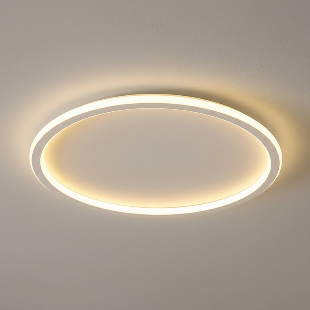 Lustre de Teto Circle Plafon Luminária de Teto Circular LED Nordic Minimalista com Controle Remoto 20cm 30cm 40cm 50cm 60cm 80cm