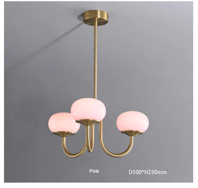 Lustre Pendente Moderno Bauhaus Glass 50cm e 68cm