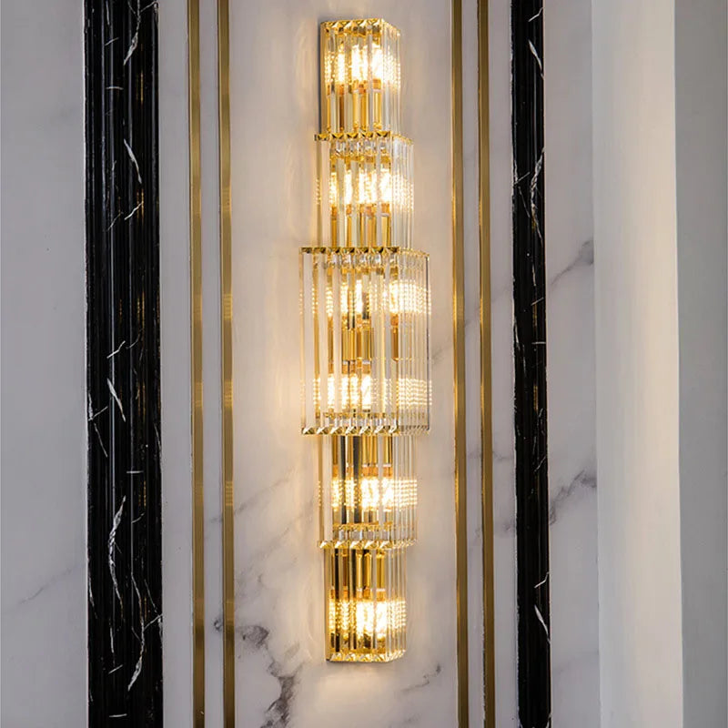 Arandela Imperial Cristal – Luxo e Impacto em Cada Detalhe
