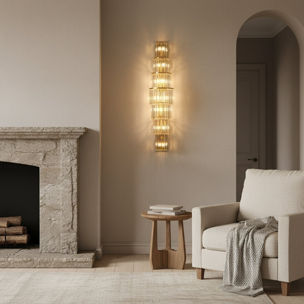 Arandela Imperial Cristal – Luxo e Impacto em Cada Detalhe