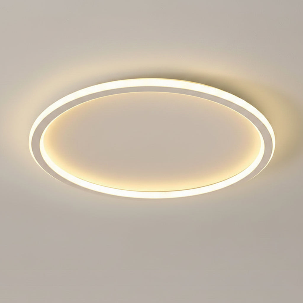 Lustre de Teto Circle Plafon Luminária de Teto Circular LED Nordic Minimalista com Controle Remoto 20cm 30cm 40cm 50cm 60cm 80cm