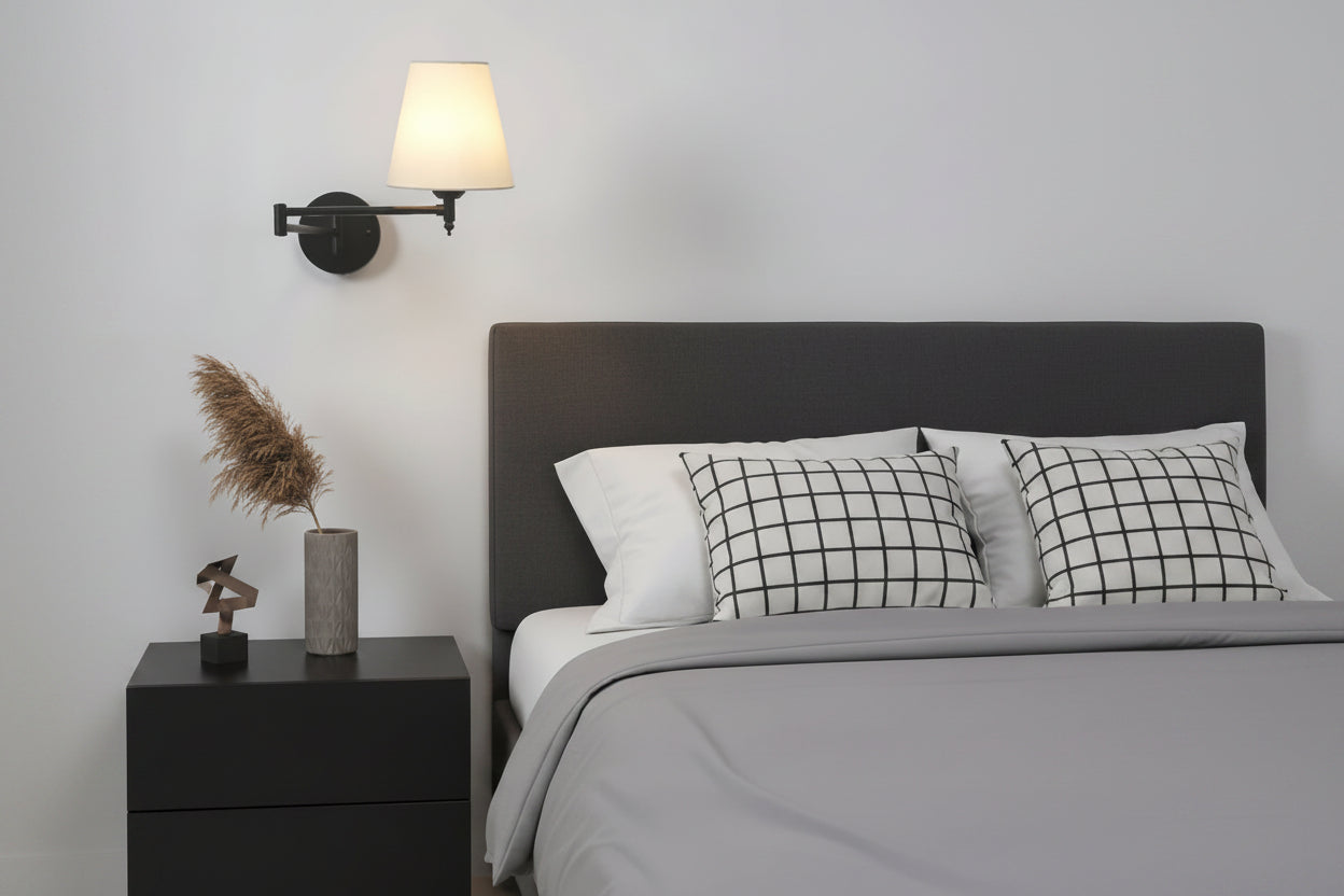 Arandela de Parede Articulável Classic Slim Ajustável Dobrável