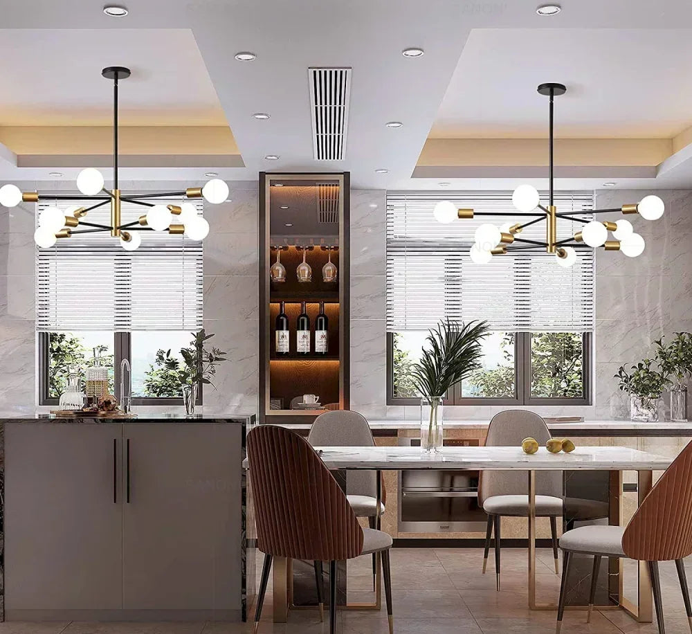 Pendente Jabuticaba Luminária de Teto 4 a 10 Globos