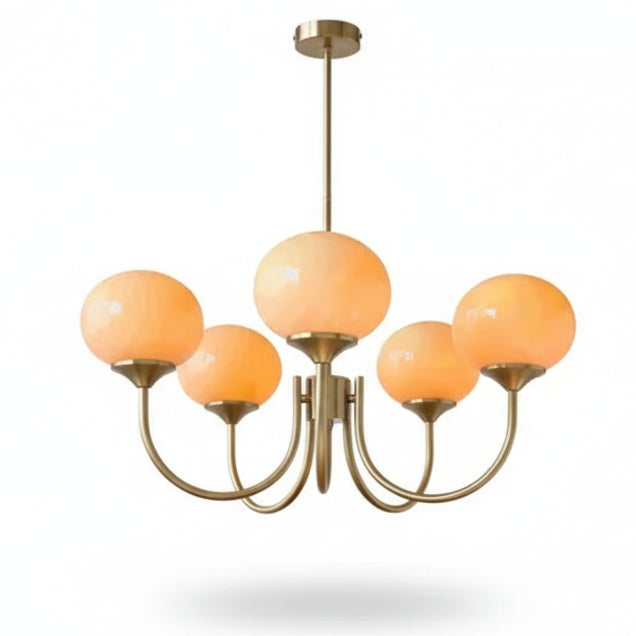 Lustre Pendente, Arandela e Abajur Moderno Bauhaus Glass – Coleção Completa (3 e 5 Globos)