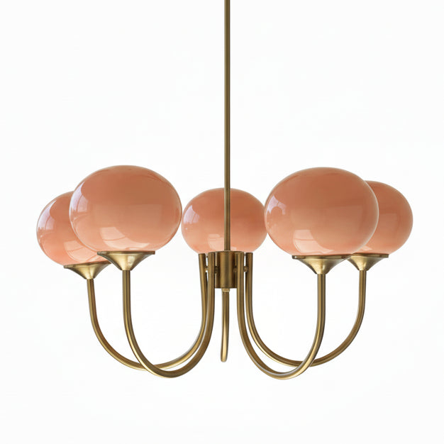 Lustre Pendente Moderno Bauhaus Glass 50cm e 68cm