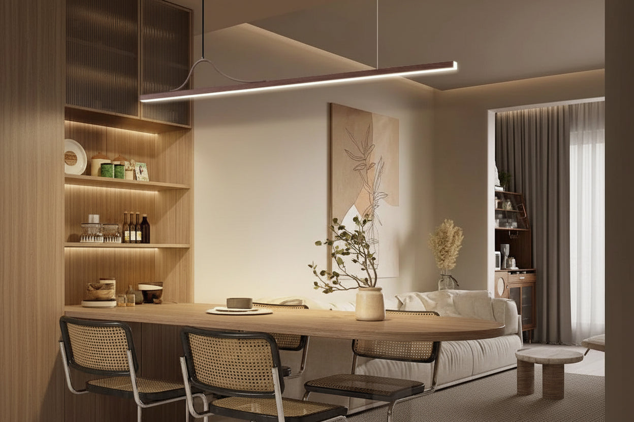 Lustre Pendente Linear Minimalista