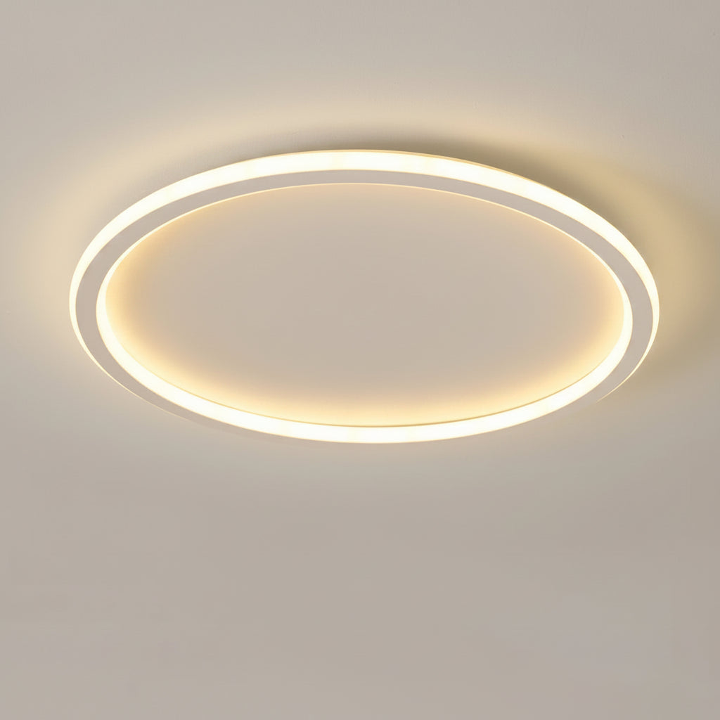 Lustre de Teto Circle Plafon Luminária de Teto Circular LED Nordic Minimalista com Controle Remoto 20cm 30cm 40cm 50cm 60cm 80cm