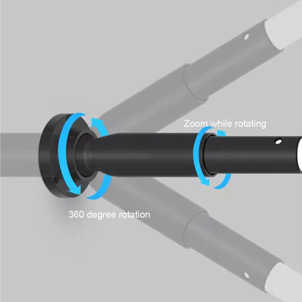 Viral 360 Piso Teto Lustre Pendente LED Vertical Moderno para Escadas e Pé-Direito Duplo 2m a 10m