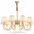 Lustre Dourado Vintage De 3 a 10 Cúpulas Pendente Tocheiro