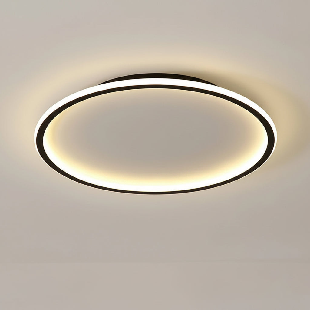 Lustre de Teto Circle Plafon Luminária de Teto Circular LED Nordic Minimalista com Controle Remoto 20cm 30cm 40cm 50cm 60cm 80cm