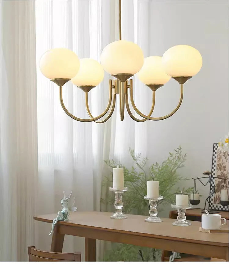 Lustre Pendente Moderno Bauhaus Glass 50cm e 68cm